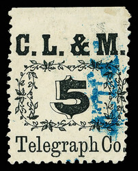 6605: United States - Telegraph stamps