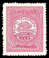 6605: United States - Telegraph stamps