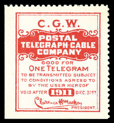 6605: United States - Telegraph stamps