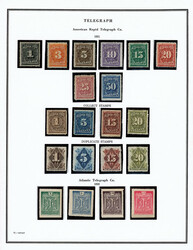 6605: United States - Telegraph stamps