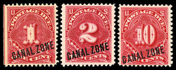 4890: Panamá Zona del Canal - Postage due stamps