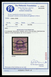 Official, 1941, 50¢ rose lilac, type Ia (Scott O8), fresh with ...