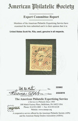 Revenue, 1862, First Issue, 1¢ Proprietary, imperf. (Scott R3a), ...