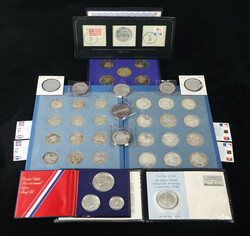 United States Coin Melange of Silver Dollars, Government Proof Sets, ...