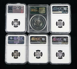 Assortment of (17) Graded U.S. Dimes, 1937-2018, an attractive group; ...