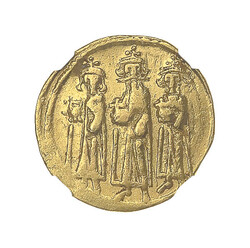 AD 632-641, Hercalius, Her. Constantine AV Solidus & Heraclonas, ...