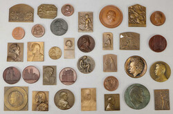 Assortment of (34) Commemorative Bronze Medals, 1890-1930, an ...