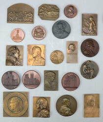 Assortment of (34) Commemorative Bronze Medals, 1890-1930, an ...