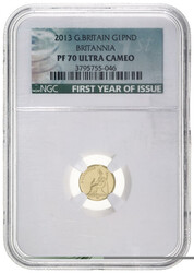 2013 Great Britain Elizabeth II Proof "Britannia" Pound NGC PR70 ...