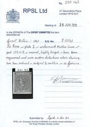 1867, Queen Victoria, 5s rose, Maltese Cross watermark (Scott 57), ...