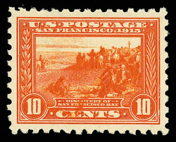 1915, 10¢ Panama-Pacific, perf. 10 (Scott 404), o.g., never hinged, ...