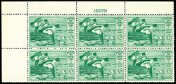 Federal Duck Stamp, 1949, $2 Goldeneye Ducks (Scott RW16), complete ...