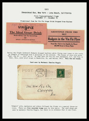 1911 (Sept. 16) Cal Rodgers "Vin Fiz" Flight, Sheepshead Bay, N.Y. to ...