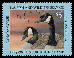 Junior Duck Stamp, 1993-2002, Selection of Six (Scott JDS1//JDS10), o ...