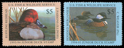 Junior Duck Stamp, 1993-2002, Selection of Six (Scott JDS1//JDS10), o ...