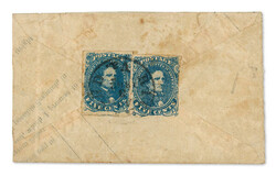 1862 (Aug. 3), 11-Star Flag and Verse Patriotic Adversity cover (C.S ...