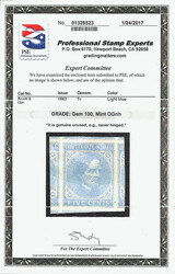 1862, 5¢ light blue, De La Rue printing (Scott 6), o.g., never ...