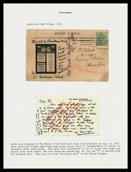 Great Britain, Forerunner Mail Flight 1910, C. Grahame-White flew ...