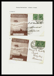 Great Britain, First UK Aerial Post Foreign Destinations 1911, 13 ...