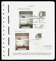 Great Britain, First UK Aerial Post Postage Rates 1911, 9 better ...