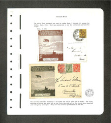 Great Britain, First UK Aerial Post Postmark Dates 1911, 10 envelopes ...