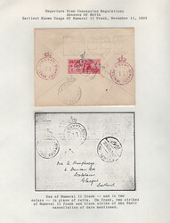 1934, Sphinx Letter Stamp, 1pi carmine, perf 14½ x 14, Small ...