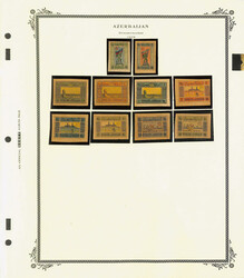 Azerbaijan, Outstanding Mostly Mint Collection, 1919-24, mounted on ...