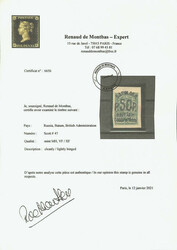 1919-20, 50r on 2k green Coat-of-Arms (Scott 47), o.g., lightly ...