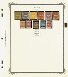 Batum, Well-Filled All-Mint Collection, 1919-20, neatly mounted on ...