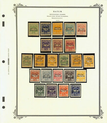 Batum, Well-Filled All-Mint Collection, 1919-20, neatly mounted on ...