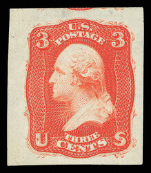 1861, 3¢ Washington, N.B.N.C. "Premiere Gravure" essay, in deep ...
