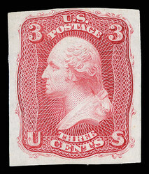 1861, 3¢ Washington, N.B.N.C. "Premiere Gravure" essay, in deep ...