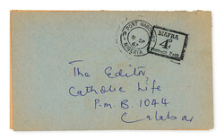 Biafra, 1967, Nigerian civil war provisional markings on covers and ...