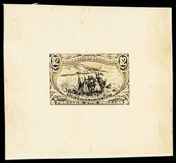 1898, $2 Trans-Miss. photo essay, in dusky violet & black (Scott ...