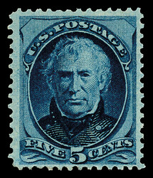 1875, 5¢ blue, C.B.N.C. printing (Scott 179), o.g., barest trace of ...