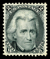 1861-66 (1875 Re-issue), 2¢ black (Scott 103), unused without gum, ...