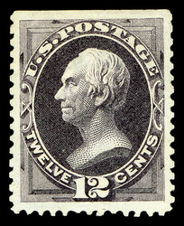 1875, 12¢ dark violet, C.B.N.C. "Hard Paper" Special Printing (Scott ...