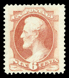1879, 6¢ pink, A.B.N.C. printing (Scott 186), o.g., very lightly ...