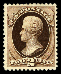 1880, 2¢ black brown, A.B.N.C. "Soft Paper" Special Printing (Scott ...