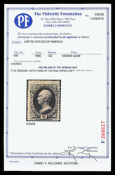 1880, 12¢ blackish purple, A.B.N.C. "Soft Paper" Special Printing ...