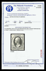 1880, 30¢ greenish black, A.B.N.C. "Soft Paper" Special Printing ...