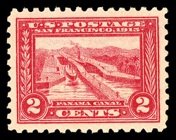 1915, 2¢ Panama-Pacific, perf. 10 (Scott 402), o.g., lightly hinged ...