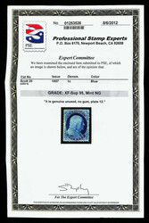 1857, 1¢ blue, type II (Scott 20 var.), plate 12, unused without gum ...