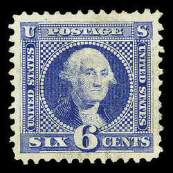 1869, 6¢ ultramarine (Scott 115), clean with bold color and ...