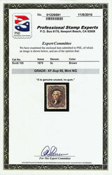 1861-66 (1875 Re-issue), 5¢ brown (Scott 105), unused without gum, ...