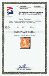 1914, 30¢ orange red, S.L. watermark, perf. 10 (Scott 439), o.g., ...