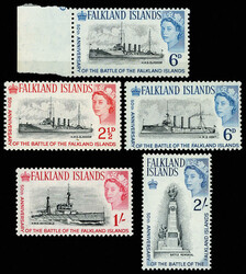 1964, 6d H.M.S. Glasgow error (Scott 151a), left margin single, the ...