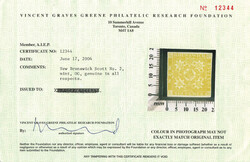 1851, 6d olive yellow (Scott 2), o.g., four clear margins and ...