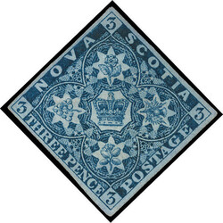 1851, 3d bright blue (Scott 2), unused without gum, rich color and ...