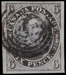 1851, Prince Albert, 6d slate violet, on laid paper, imperforate ...